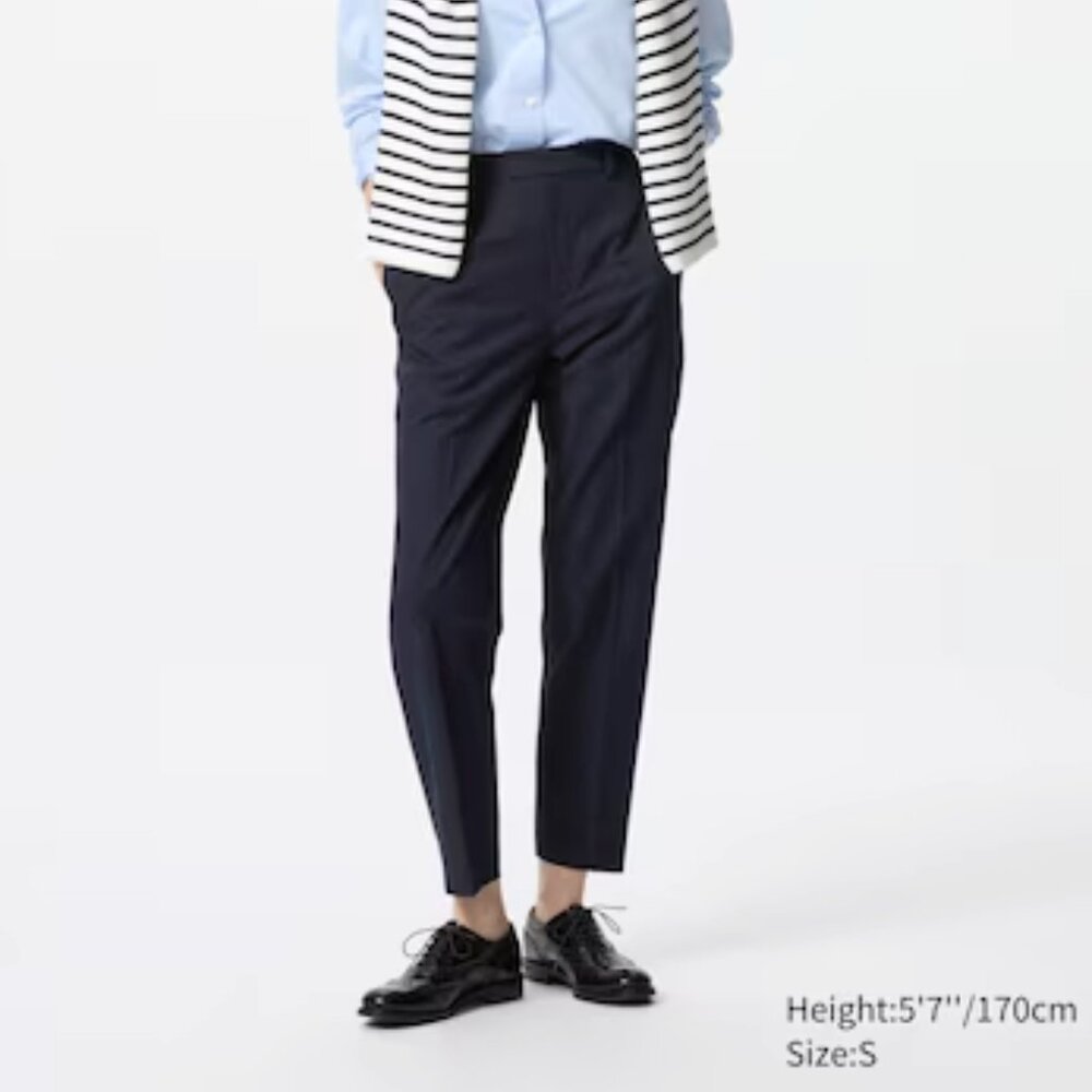 Uniqlo - Smart ankle pants in Navy - Medium Tall
